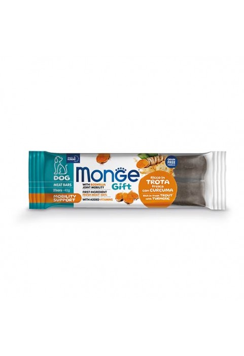 MONGE GIFT meat bar - Trout with turmeric (MOBILITY SUPPORT) 40g