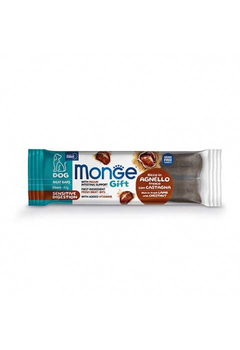 MONGE GIFT meat bar - Lamb with chestnuts (SENSITIVE DIGESTION) 40g