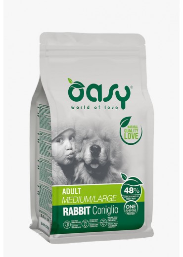 OASY - Adult, all breed (monoprotein), rabbit, 12kg