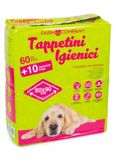 Sticky hygienic absorbent pads 60 x 90 cm, 70 pcs