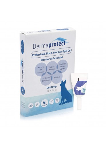 SOLANO - Dermaprotect ampule za kožo in dlako za majhne pse S (do 10kg)