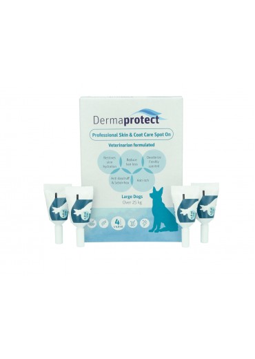 SOLANO - Dermaprotect ampule za kožo in dlako za srednje pse L (nad 25kg)